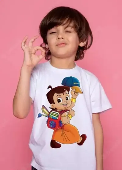 CHHOTA BHEEM PRINTED T-SHIRT FOR BOYS