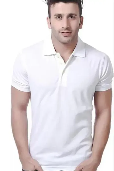 Cotton Solid Polo Tees