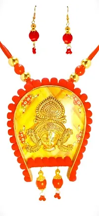 goddess ma durga hand craft jewellery set