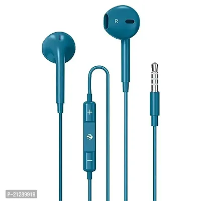 Stylish Blue In-ear Wired - 3.5 MM Single Pin Headphones