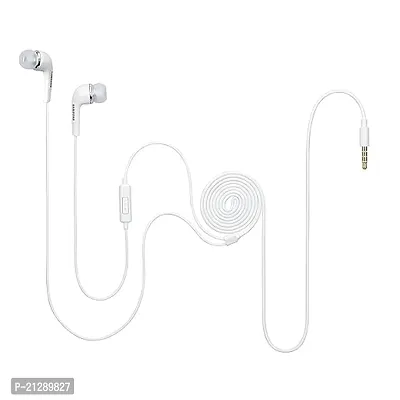 Stylish White In-ear Wired - 3.5 MM Single Pin Headphones