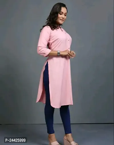 Fancy Rayon Kurtis For Women-thumb3