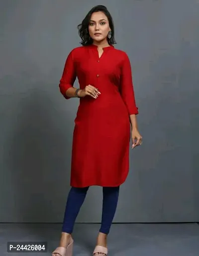 Fancy Rayon Kurtis For Women-thumb0