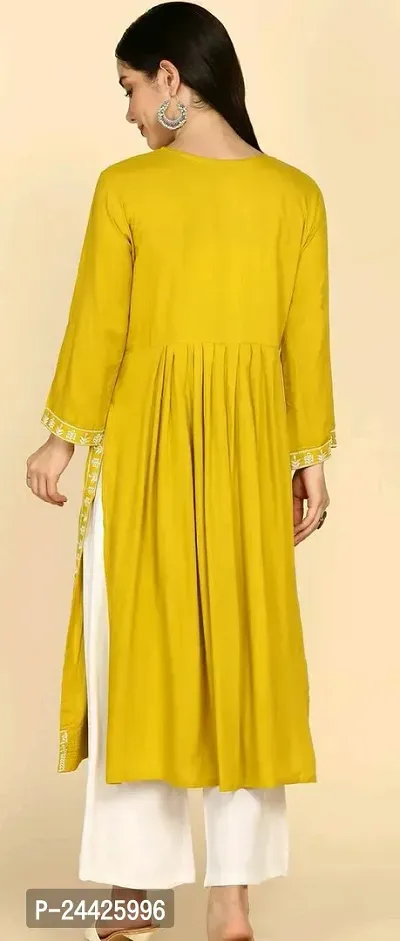 Fancy Rayon Kurtis For Women-thumb4