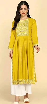 Fancy Rayon Kurtis For Women