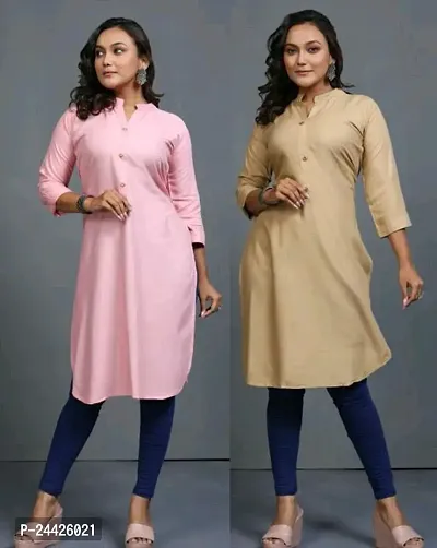 Fancy Rayon Kurtis For Women Pack Of 2