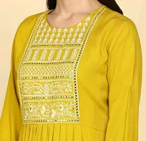 Fancy Rayon Kurtis For Women-thumb2