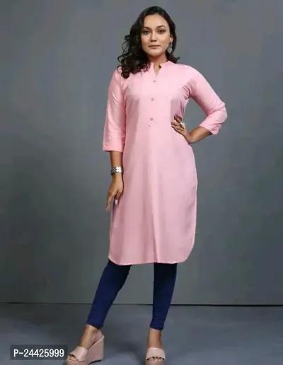 Fancy Rayon Kurtis For Women-thumb0