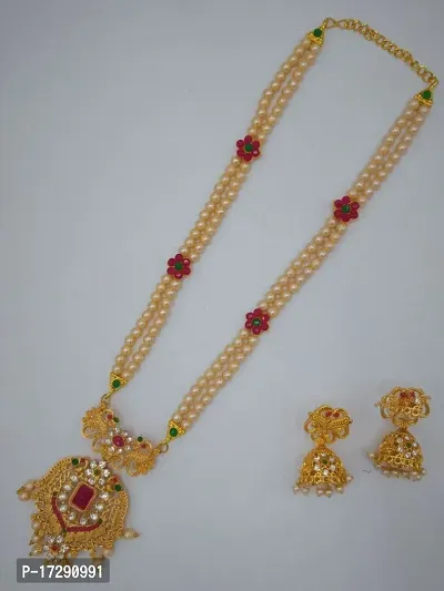 South Indian Necklace and Earring Jewellery Set for Women