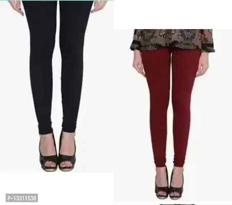 Women Stylish Cotton Blend Leggings-thumb0