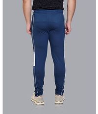 Stylish Blue Cotton Slim Fit Track Pant For Men-thumb3