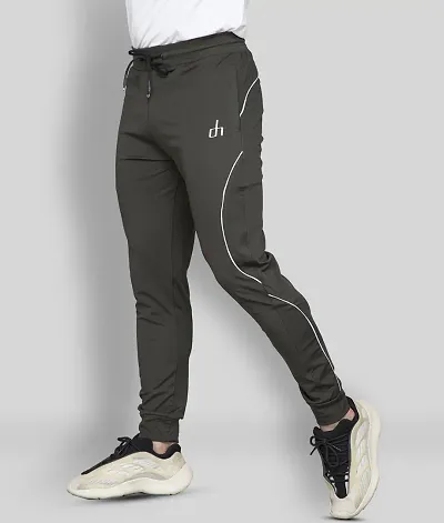 Spandex Regular Track Pants For Men