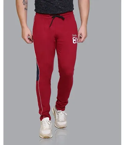 Comfortable Cotton Regular Track Pants For Men 