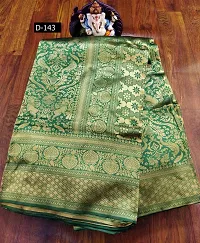 FASHION WRAP Kanjivaram Banarasi Silk Saree For Wedding, Partywear, Festivals or Any Occasion-thumb3