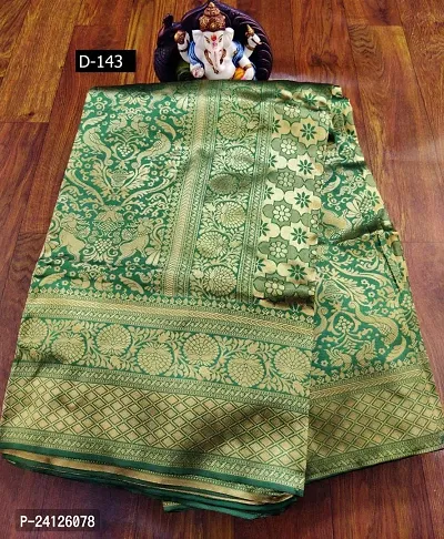 FASHION WRAP Kanjivaram Banarasi Silk Saree For Wedding, Partywear, Festivals or Any Occasion-thumb4