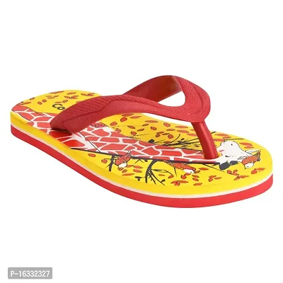 Stylish Yellow Rubber  Slippers For Men