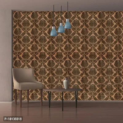 Wallmonks Elegant Legacy Floral Premere Home Decor Items for Living Room, Room Decor Items for Bedroom, Wall Decoration Items for Living Room, X-Large Wall Papers & Wall Stickers 45CM X 1000CM-thumb2