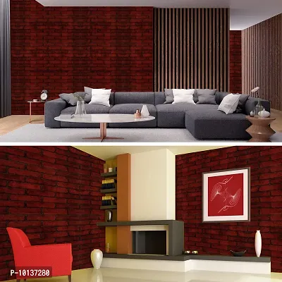 DOODAD Coliseum Bricks Wallpaper Stickers for Home, Bedroom Wall Paper for Door, self Adhesive PVC roll for Vinyl Wallpaper for Walls X-Large Size Wallpapers for Home & Wall Stickers for Bedroom.-thumb3