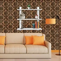 Wallmonks Elegant Legacy Floral Premere Home Decor Items for Living Room, Room Decor Items for Bedroom, Wall Decoration Items for Living Room, X-Large Wall Papers & Wall Stickers 45CM X 1000CM-thumb2