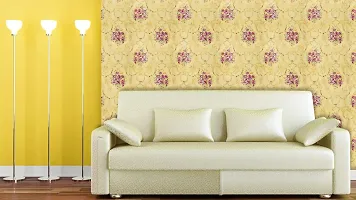 Wallmonks Florale Premere Home Decor Items for Living Room, Room Decor Items for Bedroom, Wall Decoration Items for Living Room, X-Large Wall Papers & Wall Stickers, Wallpapers for Home 45CMX1000CM-thumb3