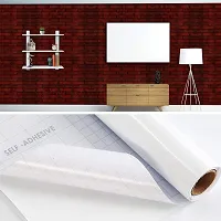 DOODAD Coliseum Bricks Wallpaper Stickers for Home, Bedroom Wall Paper for Door, self Adhesive PVC roll for Vinyl Wallpaper for Walls X-Large Size Wallpapers for Home & Wall Stickers for Bedroom.-thumb1