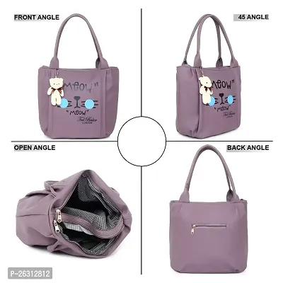 Blessing always Women Fashion Handbags Tote Stylish Ladies and Girls Handbag for Office Bag Ladies Travel Shoulder Tote for College Purple_Handbag_95-thumb4