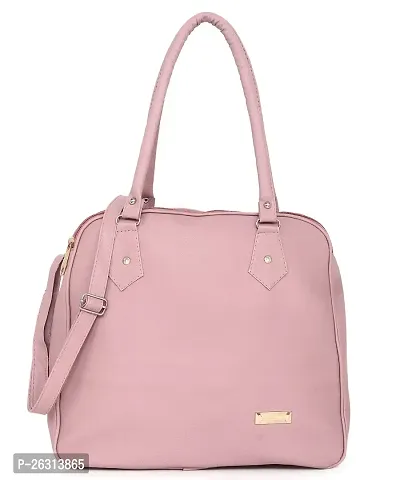 Blessing always Women Fashion Handbags Tote Stylish Ladies and Girls Handbag for Office Bag Ladies Travel Shoulder Tote for College Sand Pink_Handbag_104-thumb0