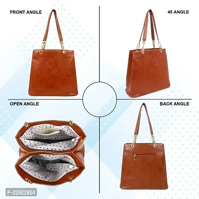 Stylish Fancy Faux Leather Handbags For Women-thumb4