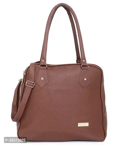 Blessing always Women Fashion Handbags Tote Purses Stylish Ladies Women and Girls Handbag for Office Bag Ladies Travel Shoulder Bag Brown_Handbag_107