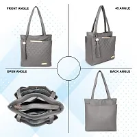 Blessing always Women Fashion Handbags Tote Stylish Ladies and Girls Handbag for Office Bag Ladies Travel Shoulder Tote for College Suva Grey_Handbag_45-thumb3