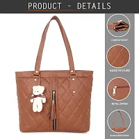 Blessing always Women Fashion Handbags Tote Stylish Ladies and Girls Handbag for Office Bag Ladies Travel Shoulder Tote for College Tan_Handbag_70-thumb1