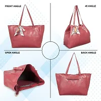 Blessing always Women Fashion Handbags Tote Purses Stylish Ladies Women and Girls Handbag for Office Bag Ladies Travel Shoulder Bag Dirty Pink_Handbag_51-thumb2