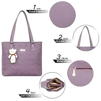 Blessing always Women Fashion Handbags Tote Stylish Ladies and Girls Handbag for Office Bag Ladies Travel Shoulder Tote for College Plum_Handbag_86-thumb1