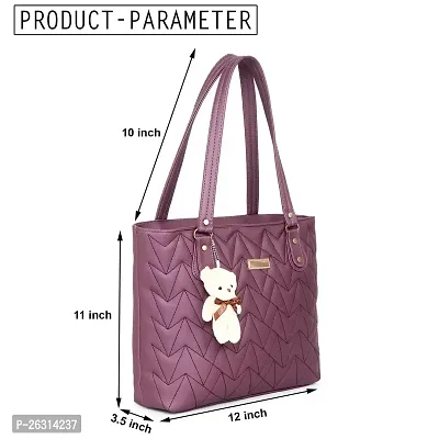 Blessing always Women Fashion Handbags Tote Stylish Ladies and Girls Handbag for Office Bag Ladies Travel Shoulder Tote for College Maroon_Handbag_84-thumb3