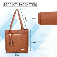 Stylish Fancy Faux Leather Handbags For Women-thumb2