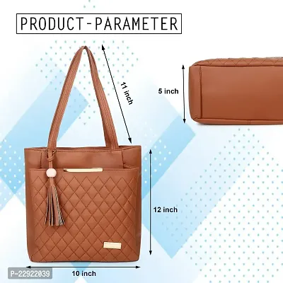 Stylish Fancy Faux Leather Handbags For Women-thumb3