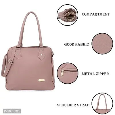 Blessing always Women Fashion Handbags Tote Stylish Ladies and Girls Handbag for Office Bag Ladies Travel Shoulder Tote for College Tan_Handbag_105-thumb3