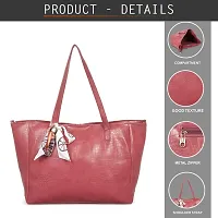 Blessing always Women Fashion Handbags Tote Purses Stylish Ladies Women and Girls Handbag for Office Bag Ladies Travel Shoulder Bag Dirty Pink_Handbag_51-thumb1