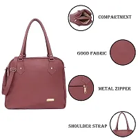 Blessing always Women Fashion Handbags Tote Stylish Ladies and Girls Handbag for Office Bag Ladies Travel Shoulder Tote for College Maroon_Handbag_103-thumb2