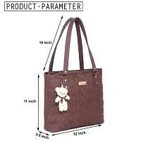 Blessing always Women Fashion Handbags Tote Stylish Ladies and Girls Handbag for Office Bag Ladies Travel Shoulder Tote for College Brown_Handbag_87-thumb2