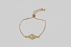 New Latest Premium Diamond Bracelet Gold Bracelet for Girls And Women-thumb2