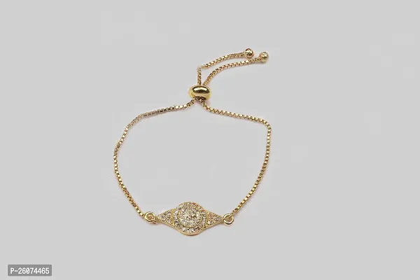New Latest Premium Diamond Bracelet Gold Bracelet for Girls And Women-thumb3