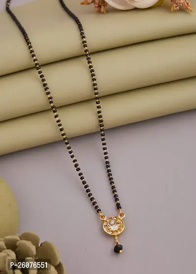 New Fashion Diamond Mangalsutra Gold Plated Mangalsutra For Women And Girls