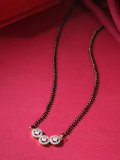 New Fashion Diamond Mangalsutra Plated Mangalsutra For Women And Girls