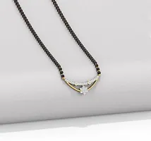 New Fashion Diamond Mangalsutra Gold Plated Mangalsutra For Women And Girls-thumb3