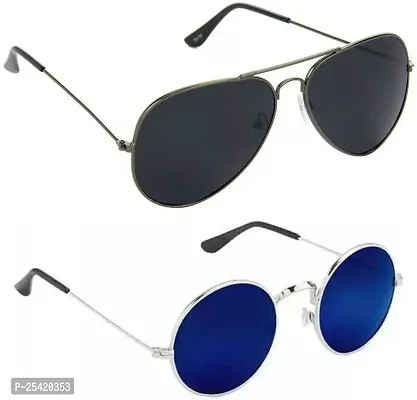 Fancy Men and Women Sunglasses for Casual Wear Pack of 2