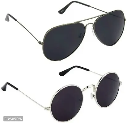 Fancy Men and Women Sunglasses for Casual Wear Pack of 2