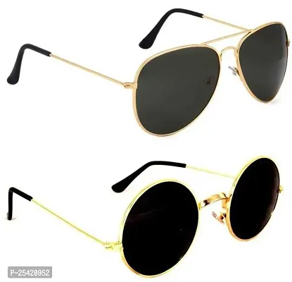 Fancy Men and Women Sunglasses for Casual Wear Pack of 2