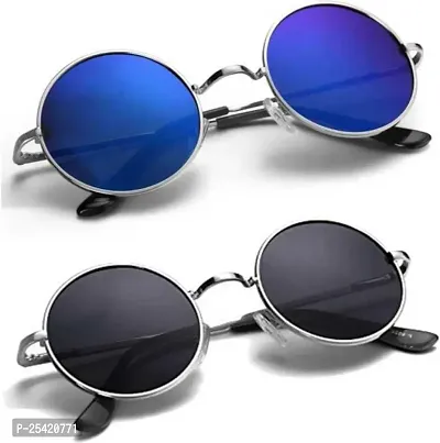 Fancy Men and Women Sunglasses for Casual Wear Pack of 2-thumb0