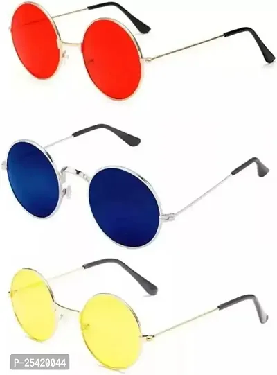 Fancy Men and Women Sunglasses for Casual Wear Pack of 3